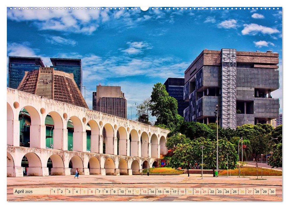 Rio de Janeiro, Stadt des Sonnenscheins (CALVENDO Premium Wandkalender 2025)