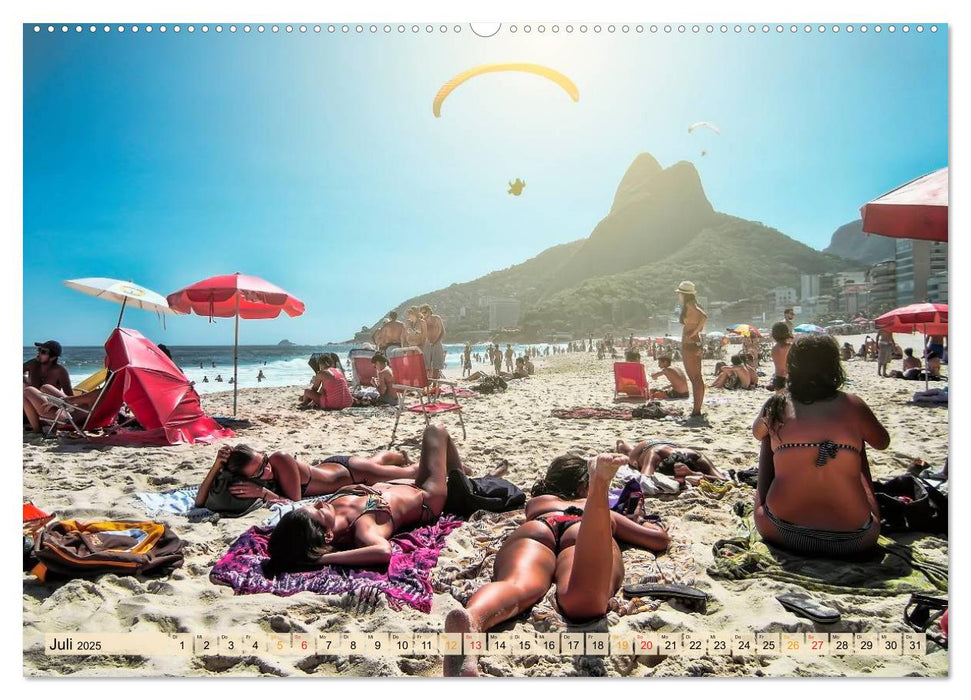 Rio de Janeiro, Stadt des Sonnenscheins (CALVENDO Premium Wandkalender 2025)