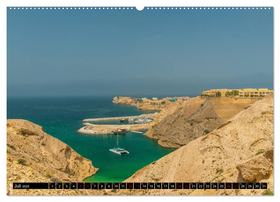 Sultanat Oman - Die Perle auf der Arabischen Halbinsel (CALVENDO Premium Wandkalender 2025)