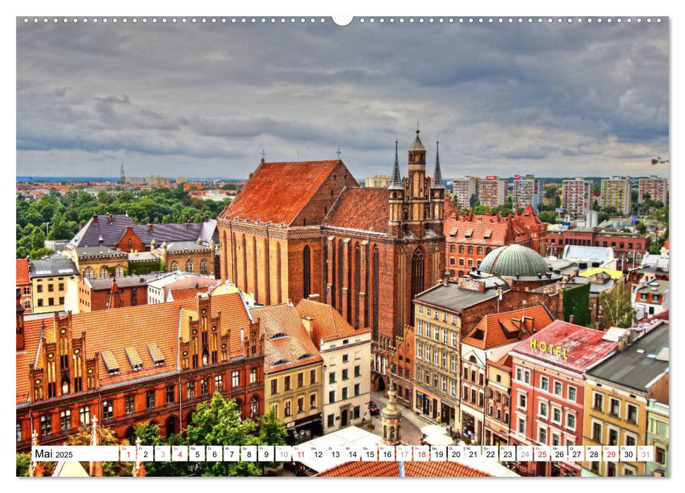 Thorn Torun - Die gotische Altstadt (CALVENDO Premium Wandkalender 2025)