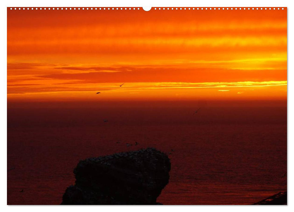 Abend in Helgoland (CALVENDO Premium Wandkalender 2025)