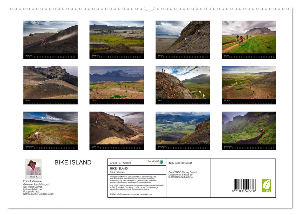 BIKE ISLAND (CALVENDO Premium Wandkalender 2025)