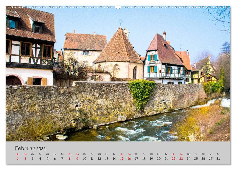 Region Elsass und Vogesen (CALVENDO Premium Wandkalender 2025)