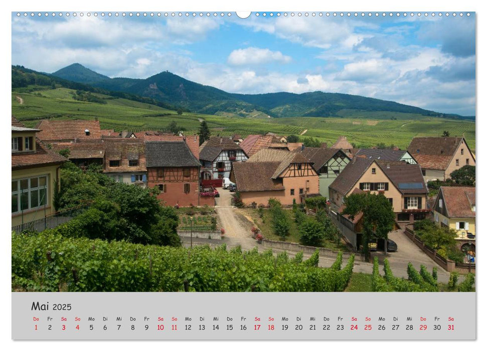 Region Elsass und Vogesen (CALVENDO Premium Wandkalender 2025)