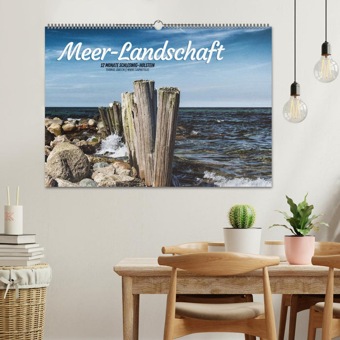 Meer-Landschaft - 12 Monate Schleswig Holstein (CALVENDO Wandkalender 2025)