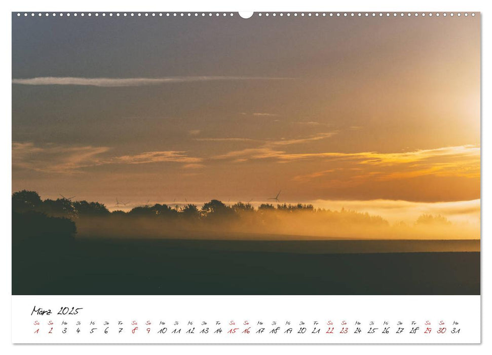 Meer-Landschaft - 12 Monate Schleswig Holstein (CALVENDO Wandkalender 2025)