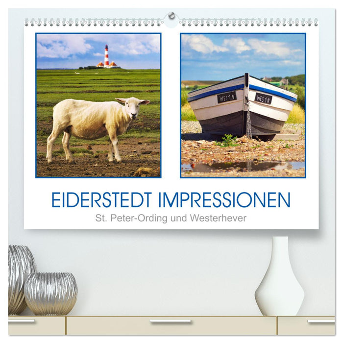 Eiderstedt Impressionen (CALVENDO Premium Wandkalender 2025)