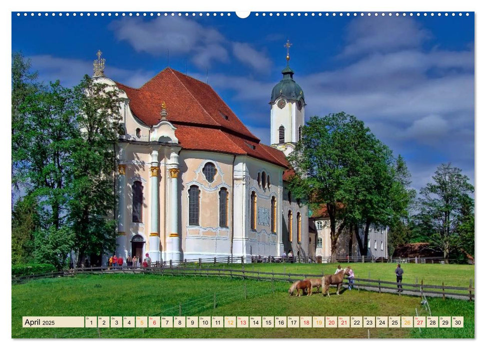 Deutsche Alpen, eine Reise von Lindau am Bodensee bis Berchtesgaden (CALVENDO Premium Wandkalender 2025)