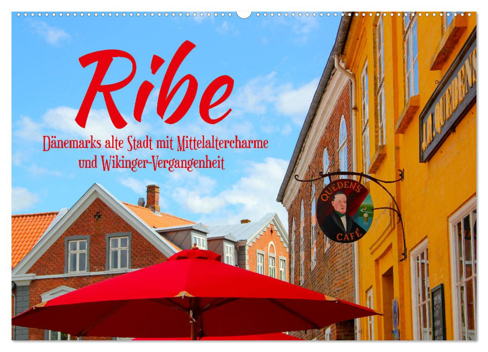 Ribe, Dänemarks alte Stadt mit Mittelaltercharme und Wikinger-Vergangenheit (CALVENDO Wandkalender 2025)