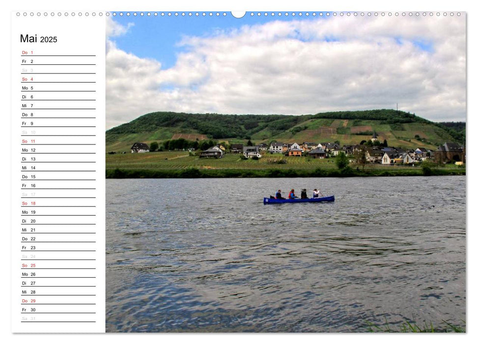 Der wunderschönen Mosel entlang – Von Koblenz bis Trier (CALVENDO Premium Wandkalender 2025)