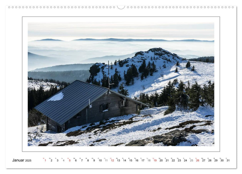 Unterwegs im Bayerischen Wald (CALVENDO Premium Wandkalender 2025)