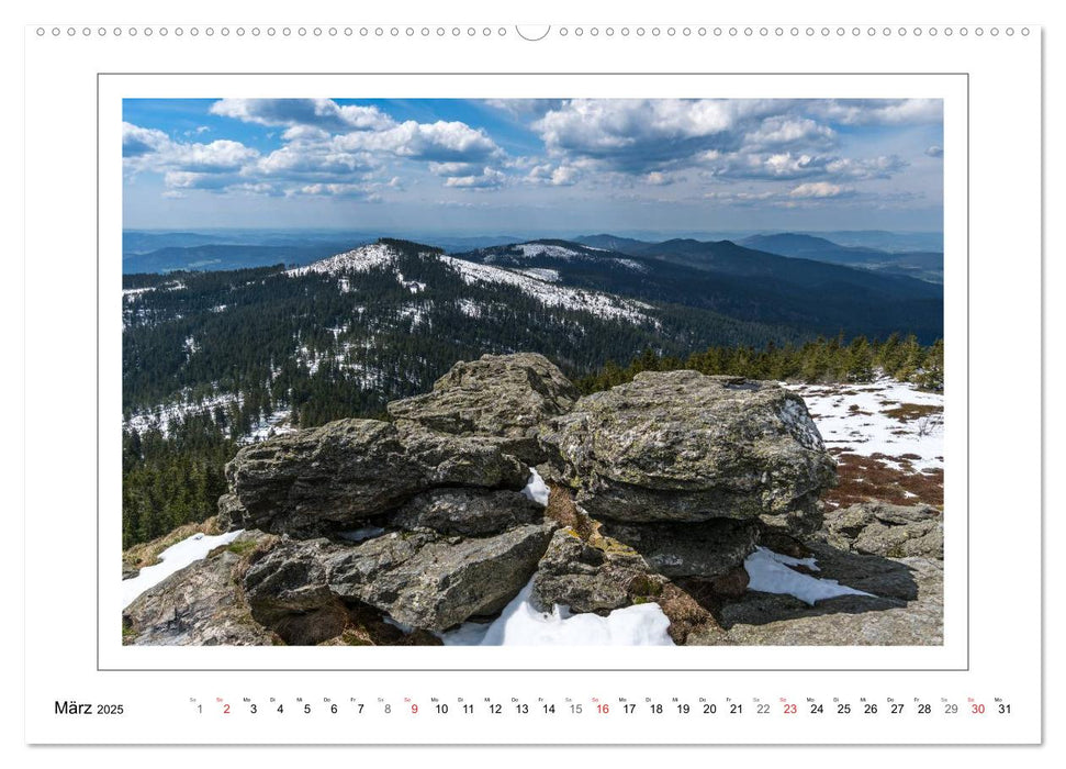 Unterwegs im Bayerischen Wald (CALVENDO Premium Wandkalender 2025)