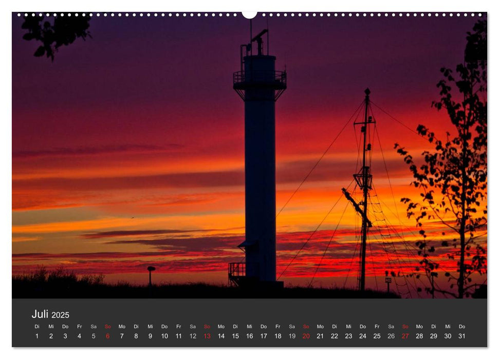 Sonne Strand und Meer in Kolberg (CALVENDO Premium Wandkalender 2025)