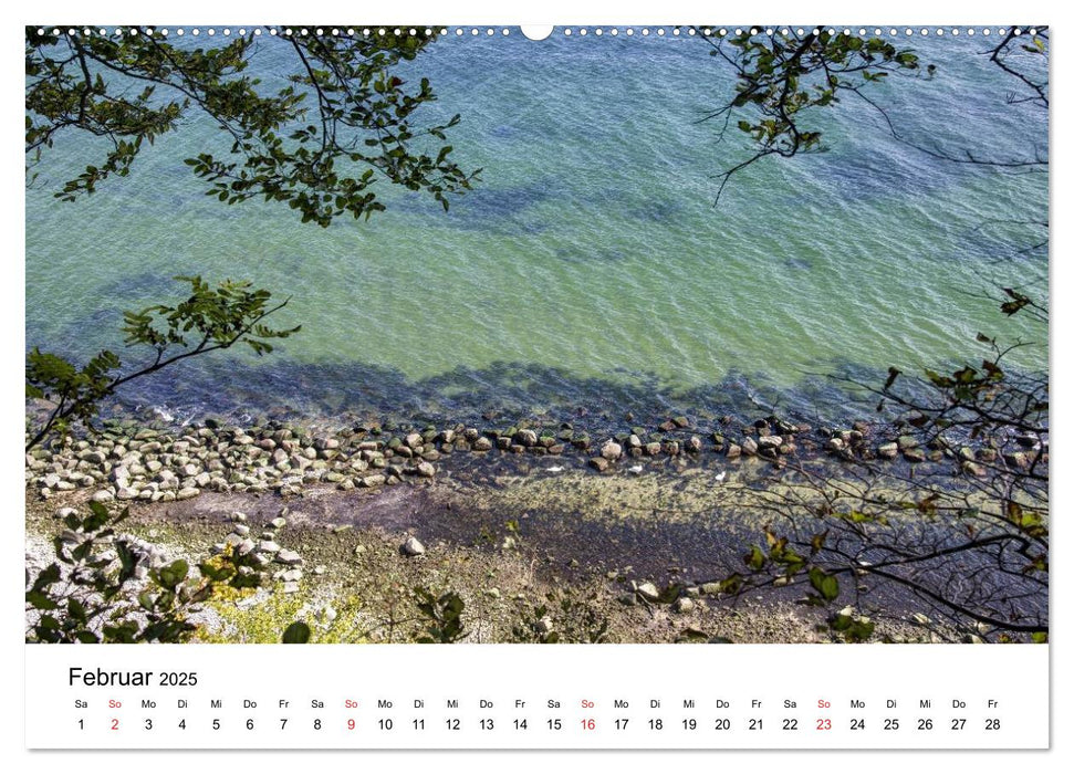 Der Hochuferweg im Jasmund Nationalpark (CALVENDO Premium Wandkalender 2025)