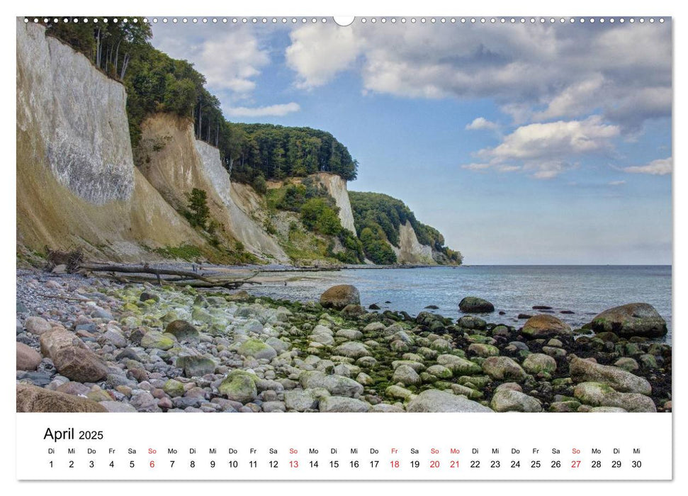 Der Hochuferweg im Jasmund Nationalpark (CALVENDO Premium Wandkalender 2025)