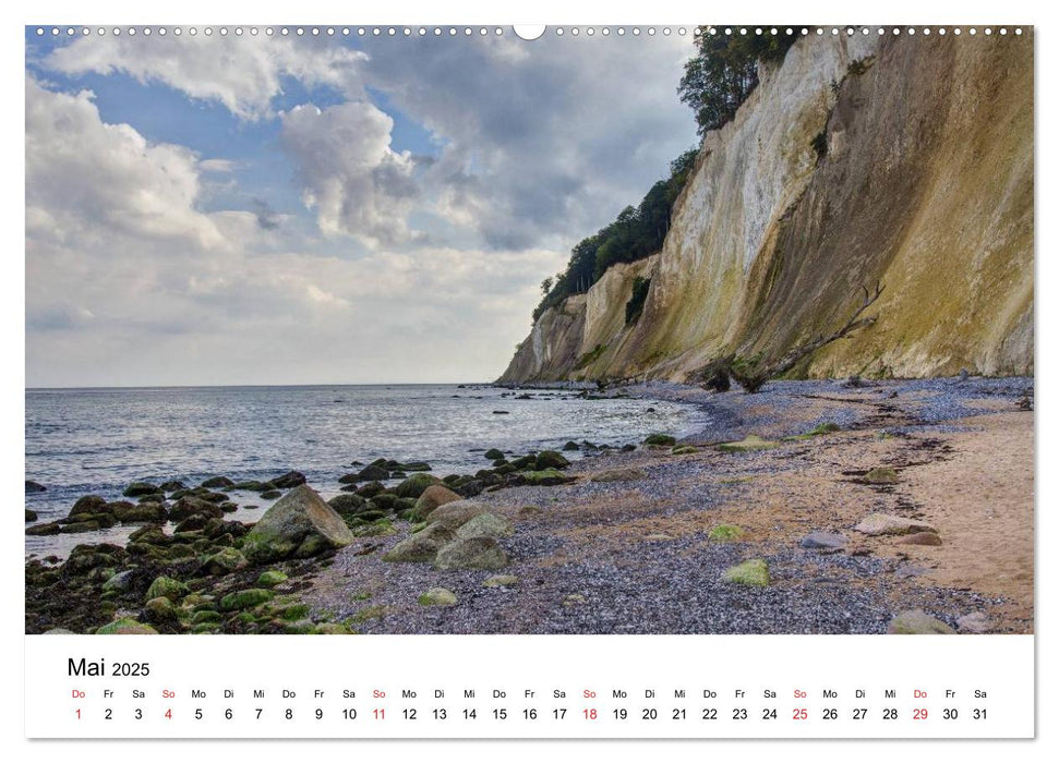 Der Hochuferweg im Jasmund Nationalpark (CALVENDO Premium Wandkalender 2025)