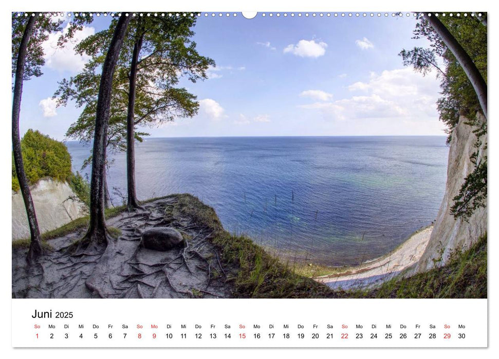 Der Hochuferweg im Jasmund Nationalpark (CALVENDO Premium Wandkalender 2025)