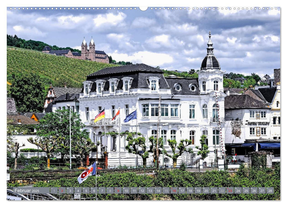 Rüdesheim - Rhein, Riesling, Romantik (CALVENDO Premium Wandkalender 2025)