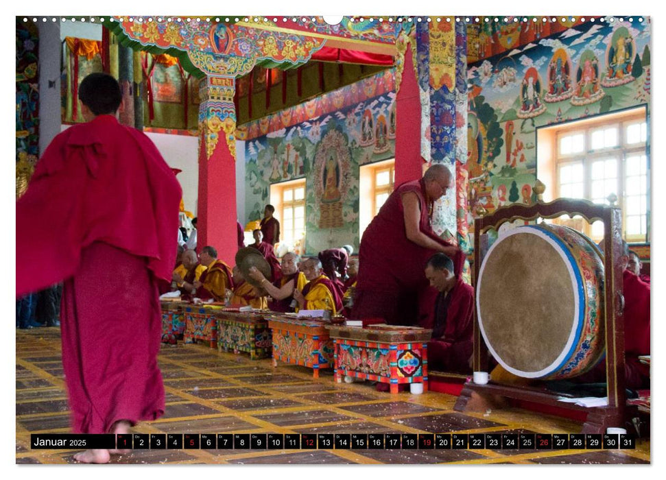 Buddhistisches Klein-Tibet (CALVENDO Premium Wandkalender 2025)