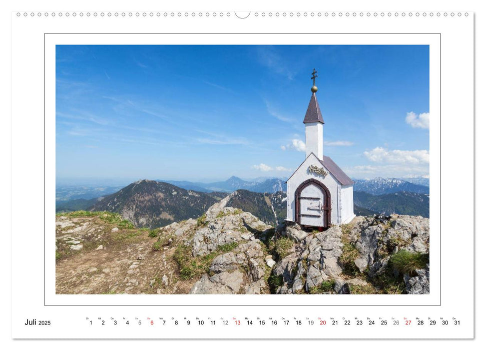 Unterwegs in den Chiemgauer Alpen (CALVENDO Premium Wandkalender 2025)