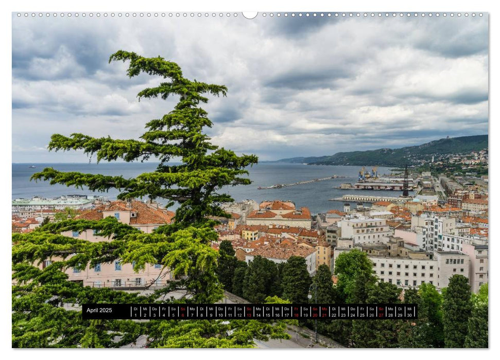 Triest - Stimmungen und Ansichten (CALVENDO Premium Wandkalender 2025)