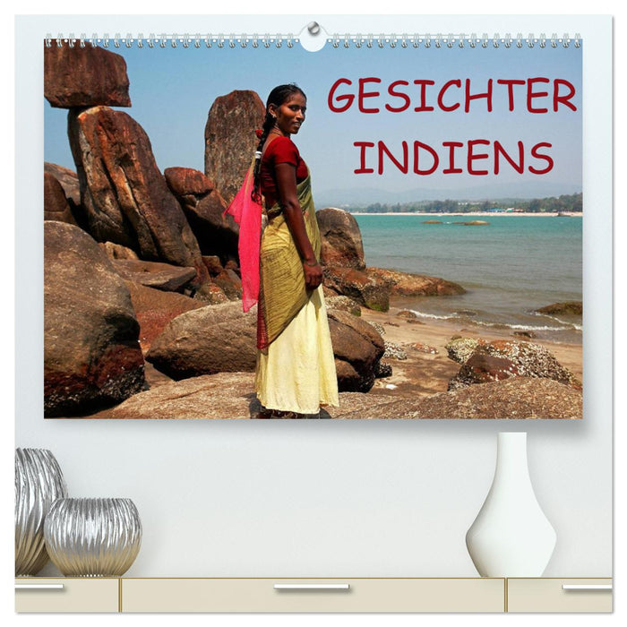 Gesichter Indiens (CALVENDO Premium Wandkalender 2025)