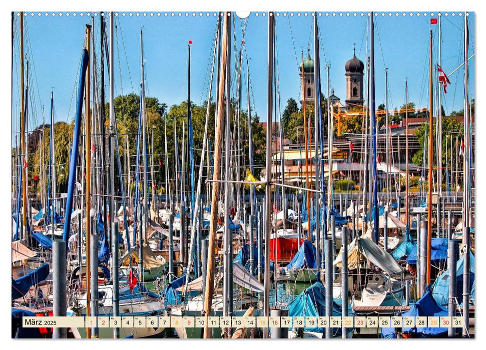 Bodensee - "Die Dörfer sind wie ein Garten ..." (Rainer Maria Rilke) (CALVENDO Premium Wandkalender 2025)