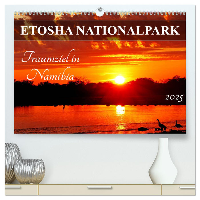 ETOSHA NATIONALPARK Traumziel in Namibia (CALVENDO Premium Wandkalender 2025)