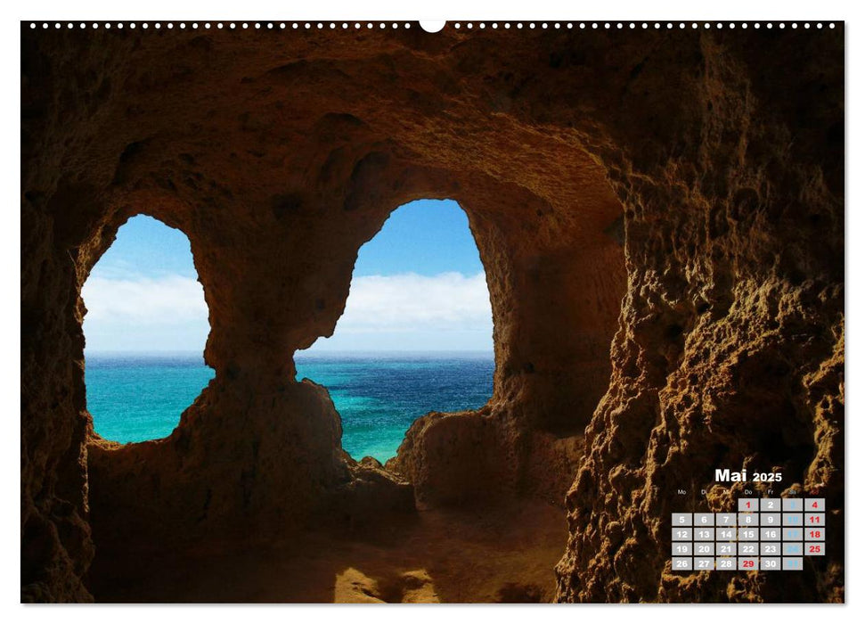 Portugals Traumküste Algarve (CALVENDO Premium Wandkalender 2025)