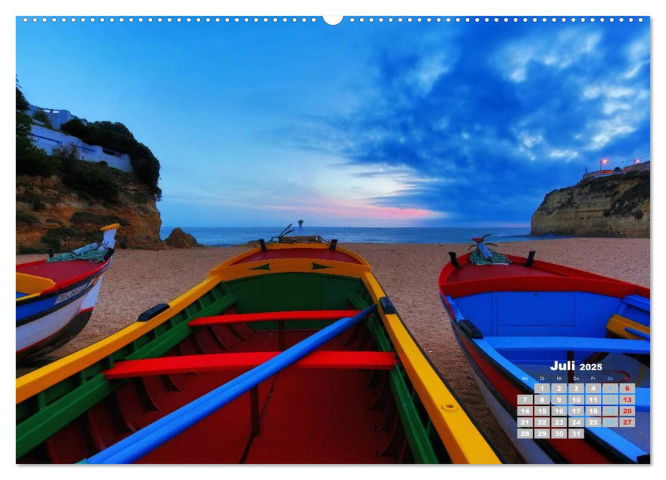 Portugals Traumküste Algarve (CALVENDO Premium Wandkalender 2025)