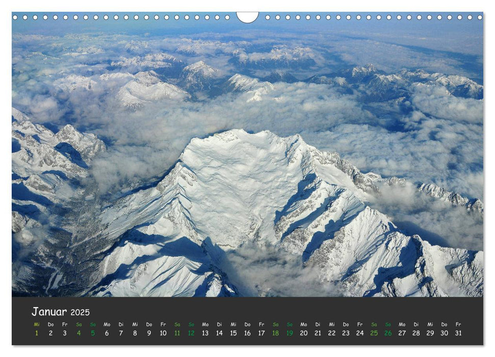 Pilot's-eye view - Die Welt von oben (CALVENDO Wandkalender 2025)