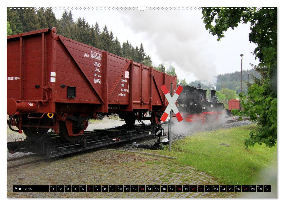 Bahnland Sachsen (CALVENDO Premium Wandkalender 2025)