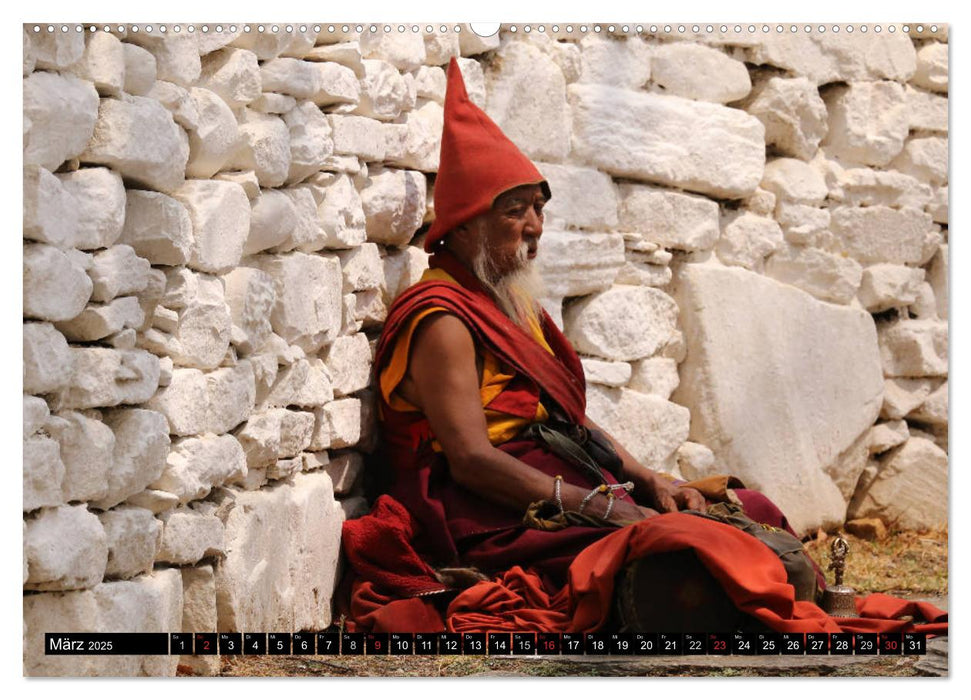 Druk Yul - Szenen aus Bhutan (CALVENDO Premium Wandkalender 2025)