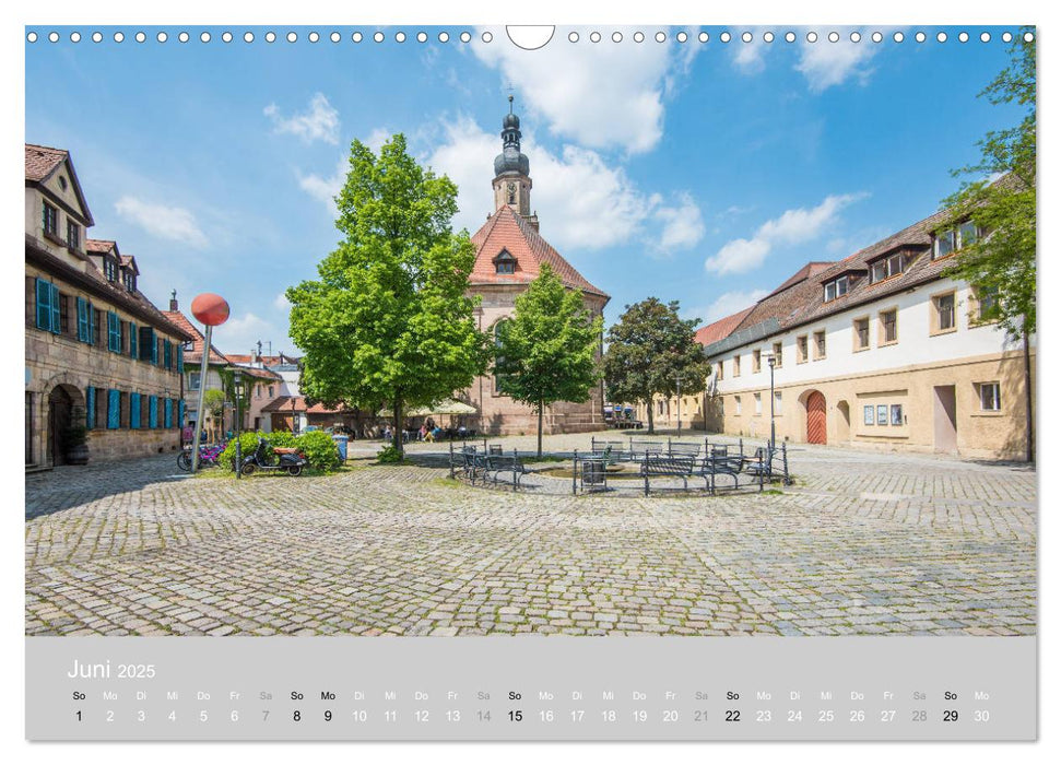 Hugenottenstadt Erlangen 2025 (CALVENDO Wandkalender 2025)