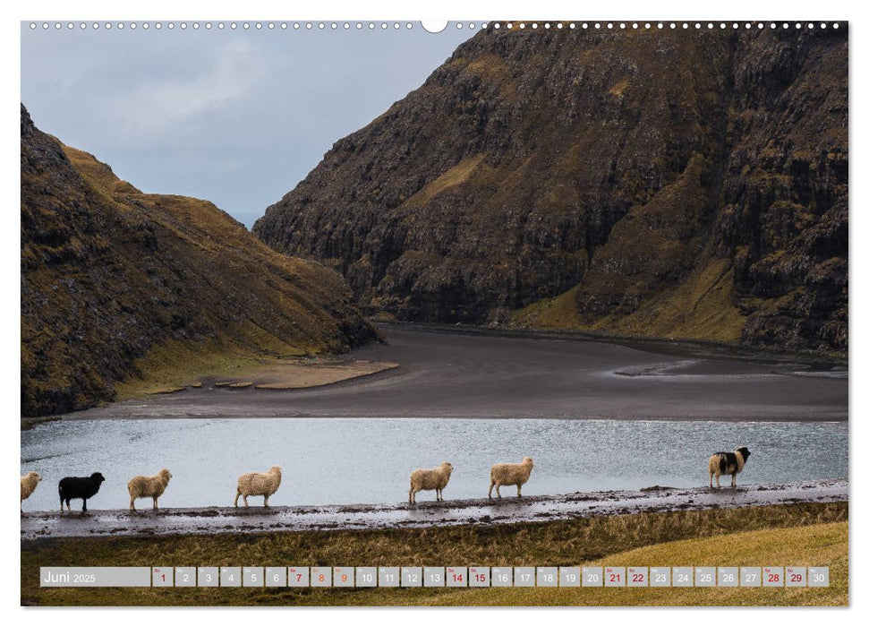 Traumlandschaft im Nordatlantik. Färöer Inseln (CALVENDO Wandkalender 2025)