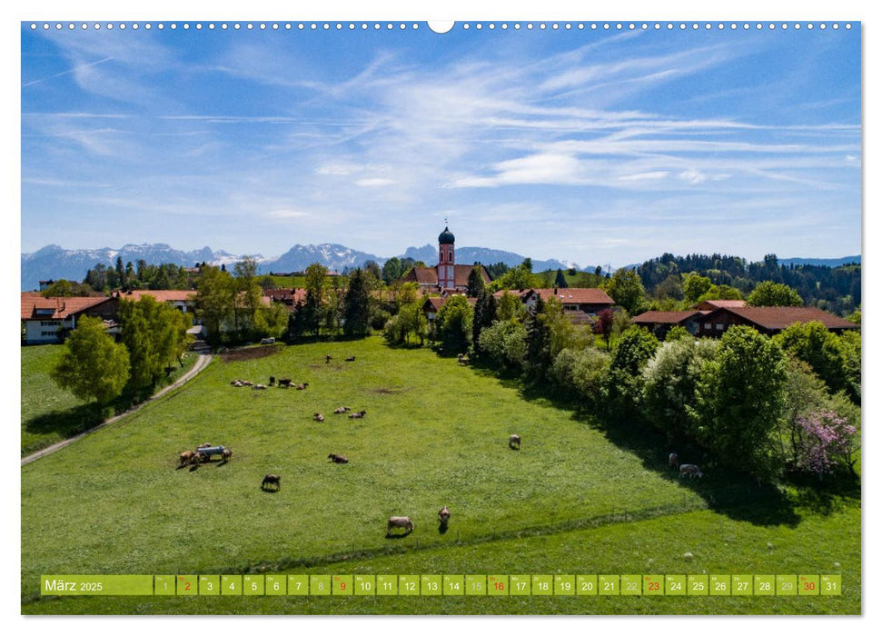 Romantische Kirchen und Kapellen (CALVENDO Premium Wandkalender 2025)