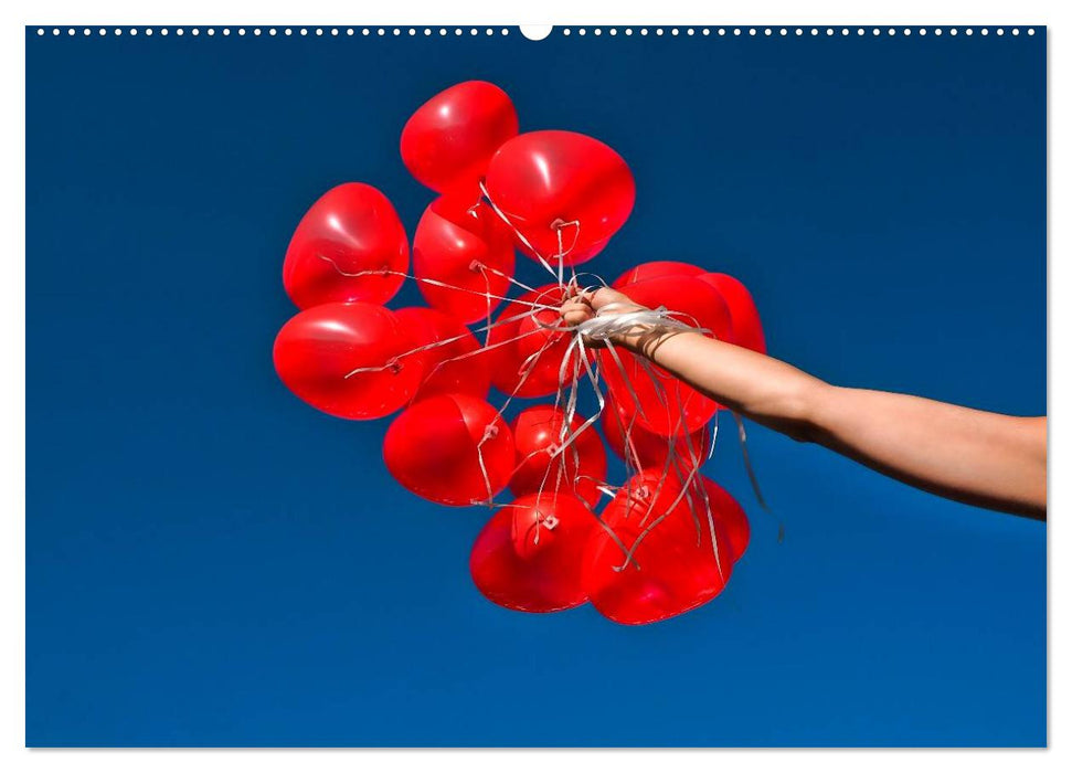 Mein schöner bunter Luftballon (CALVENDO Premium Wandkalender 2025)