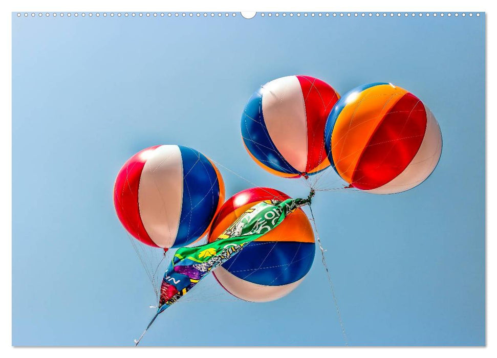 Mein schöner bunter Luftballon (CALVENDO Premium Wandkalender 2025)