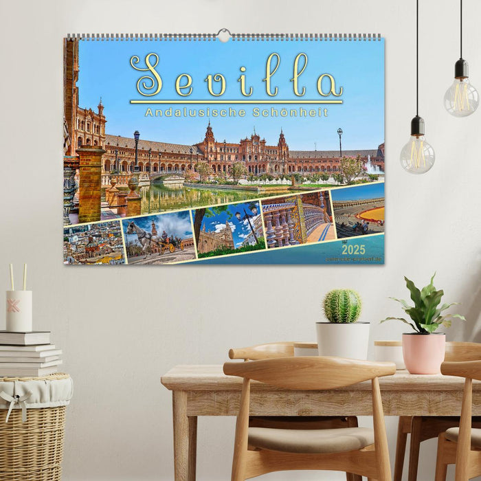 Sevilla, andalusische Schönheit (CALVENDO Wandkalender 2025)