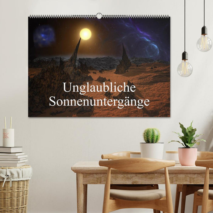 Unglaubliche Sonnenuntergänge (CALVENDO Wandkalender 2025)