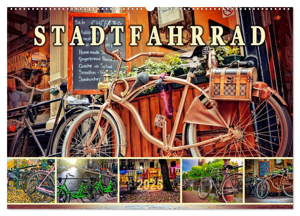 Stadtfahrrad (CALVENDO Wandkalender 2025)