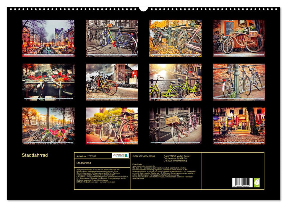 Stadtfahrrad (CALVENDO Wandkalender 2025)