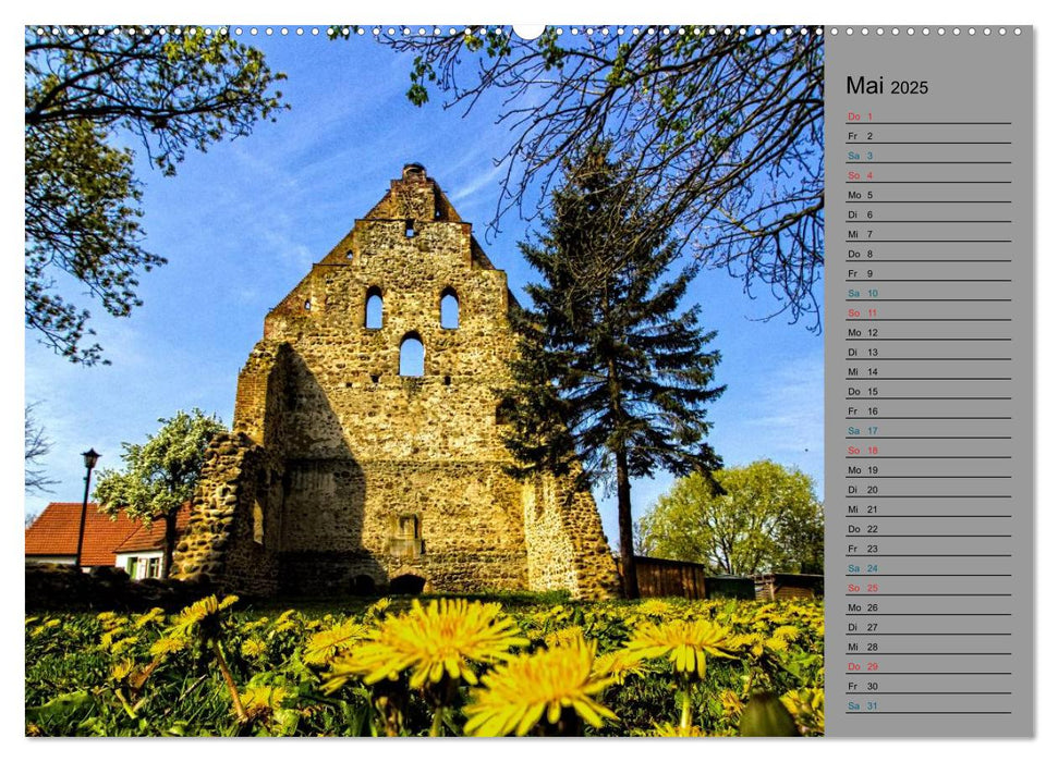 Kalbe/ Milde - liebenswerte Kleinstadt in der Altmark (CALVENDO Wandkalender 2025)