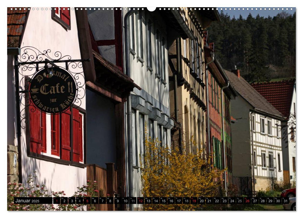 Rundling Tiefengruben (CALVENDO Premium Wandkalender 2025)