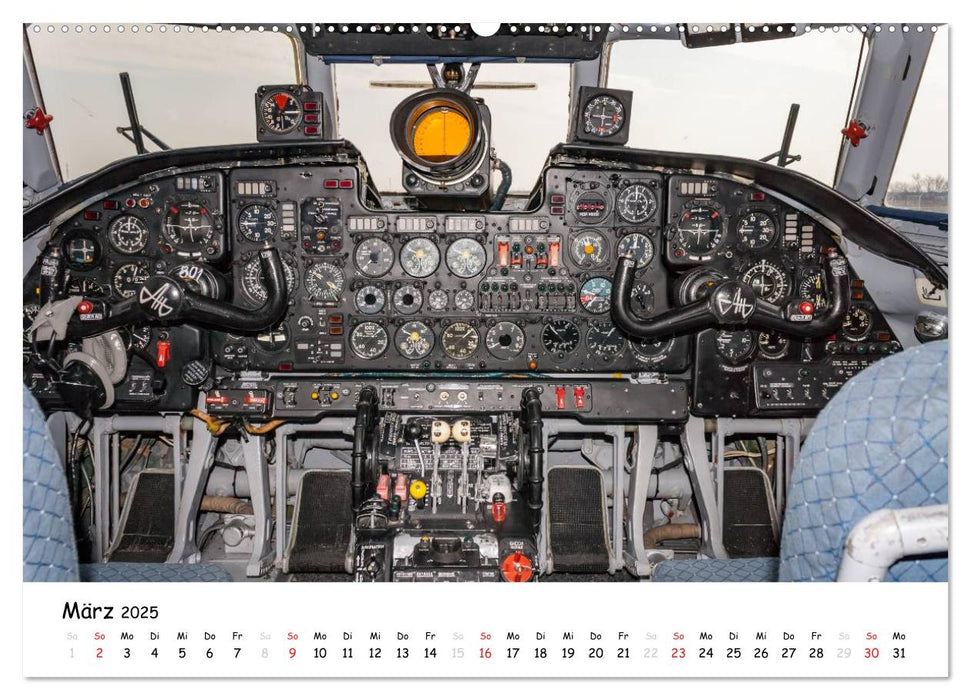 Flight deck - das beste Büro (CALVENDO Premium Wandkalender 2025)