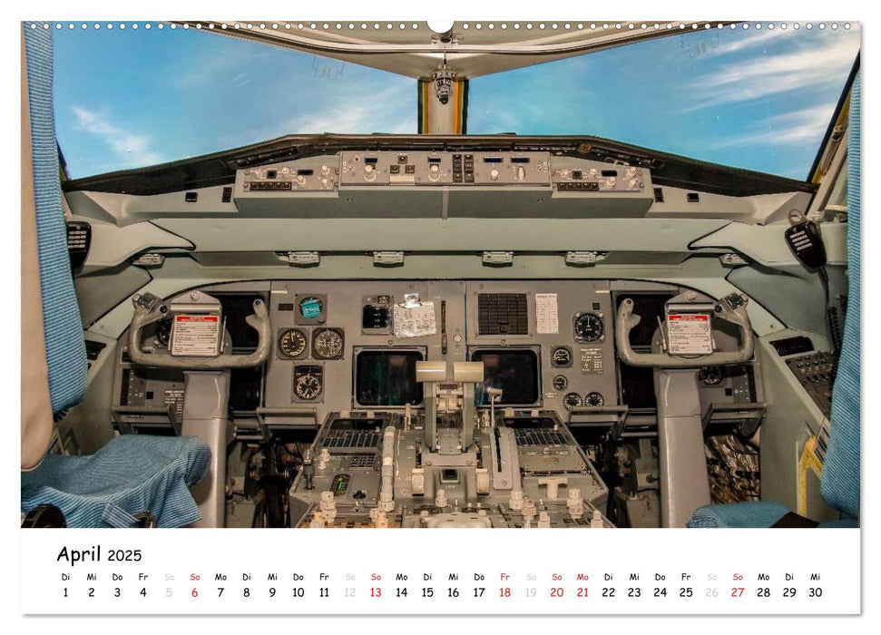 Flight deck - das beste Büro (CALVENDO Premium Wandkalender 2025)