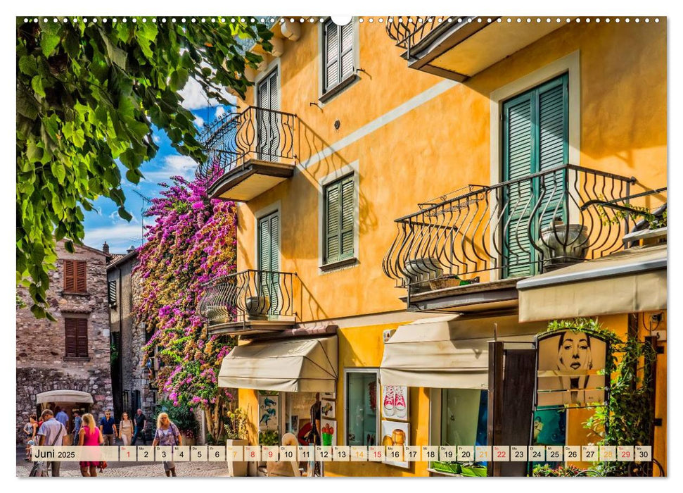 Malcesine und Sirmione, Schönheiten am Gardasee (CALVENDO Wandkalender 2025)