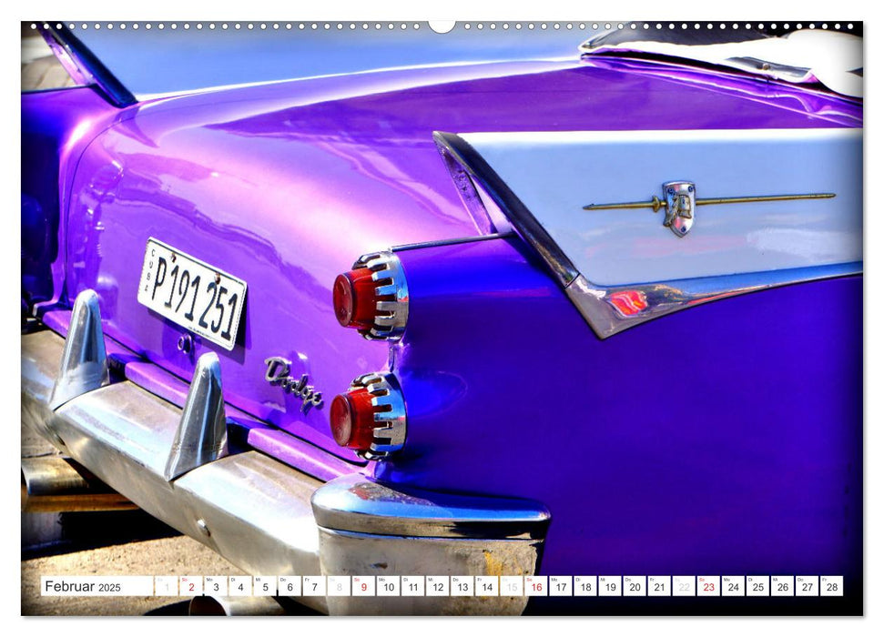 US DREAM CARS - Flossen-Mobile (CALVENDO Premium Wandkalender 2025)