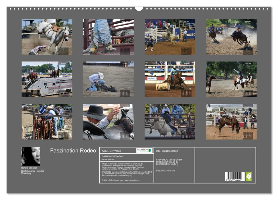 Faszination Rodeo (CALVENDO Wandkalender 2025)