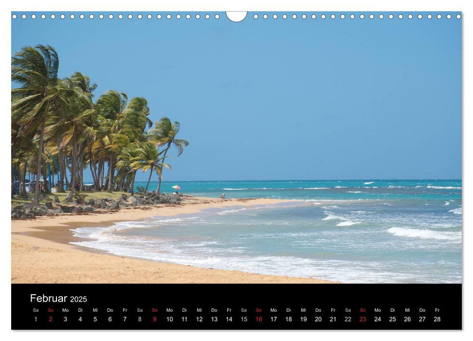 Trauminsel Puerto Rico (CALVENDO Wandkalender 2025)